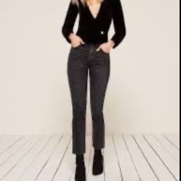 Reformation Harley Studded High Rise Jeans - Picture 3 of 3